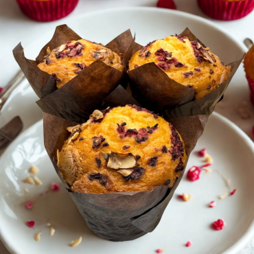 2. Raspberry White Chocolate Muffins
